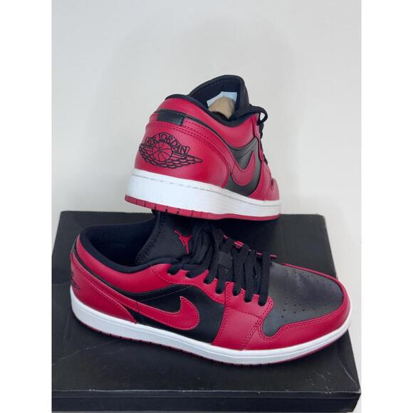 Air Jordan 1 Low Reverse Bred | gym Red Men 9 - Picture 5 of 7